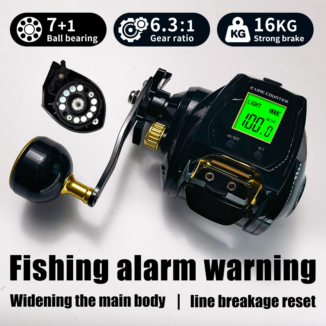 Fishing Boat Steering Wheel - Gulungan Pancing dengan Layar Digital Lebar