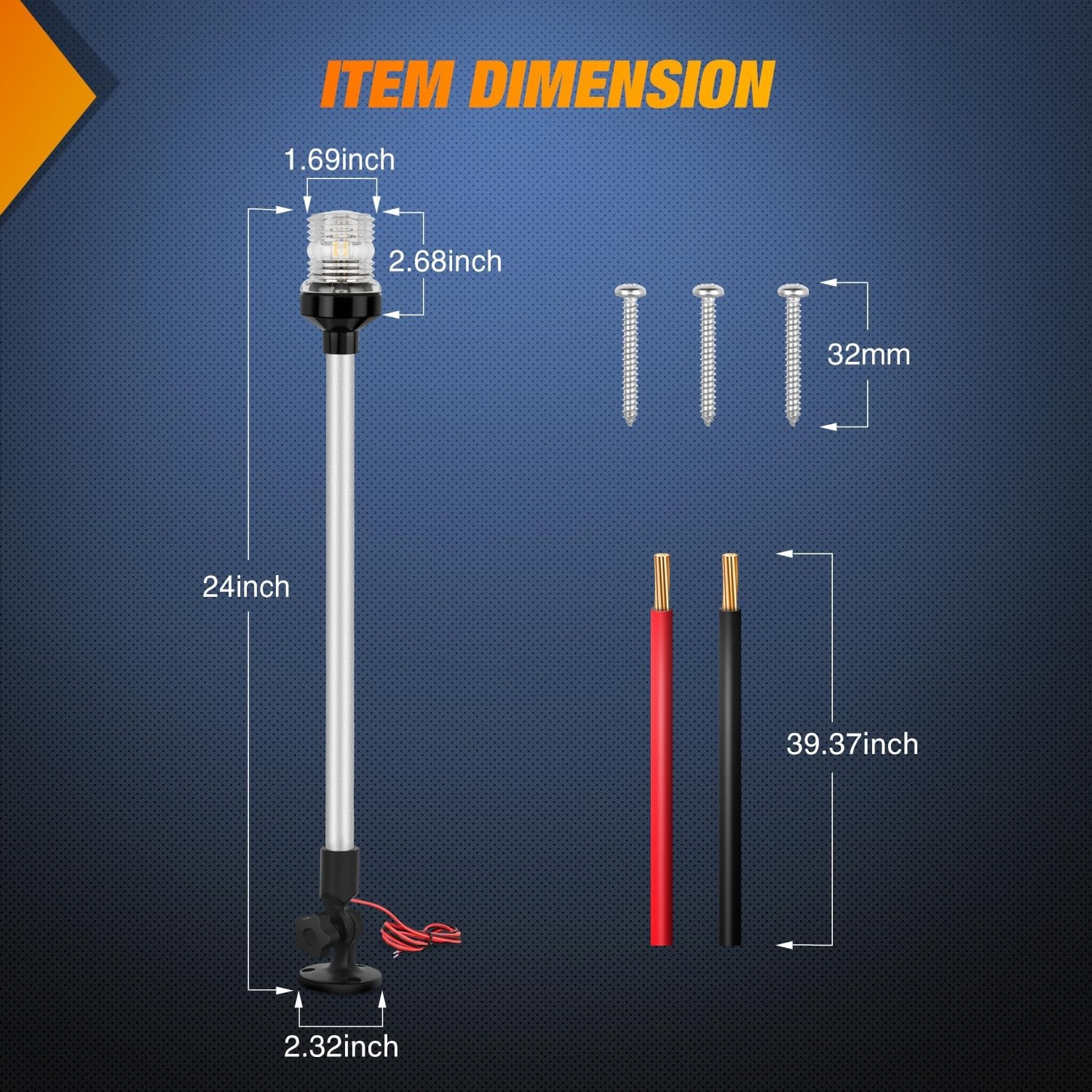 Lampu Buritan Kapal Nilight Ma - Fishing Boat Anchor ulasan dan harga