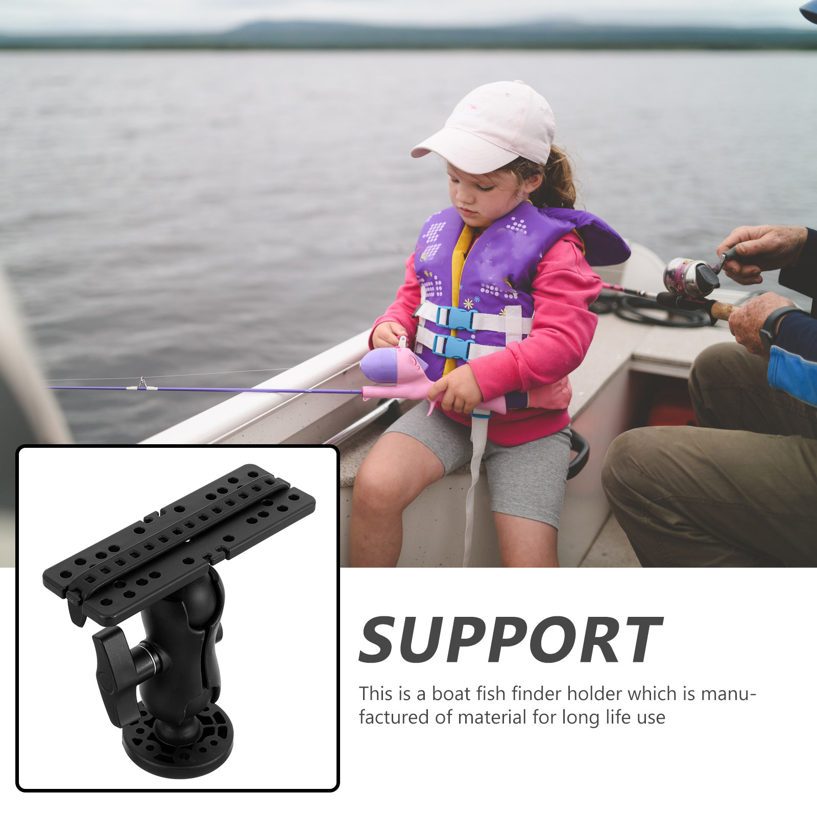 Penyangga Alat Pencari Ikan un - Fishing Boat Depth Finder ulasan dan harga