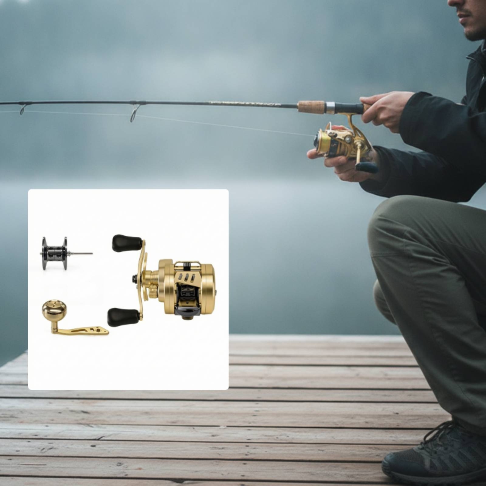 Reel Baitcasting Drum Kompak d - Abu Garcia Reel Max ulasan dan harga